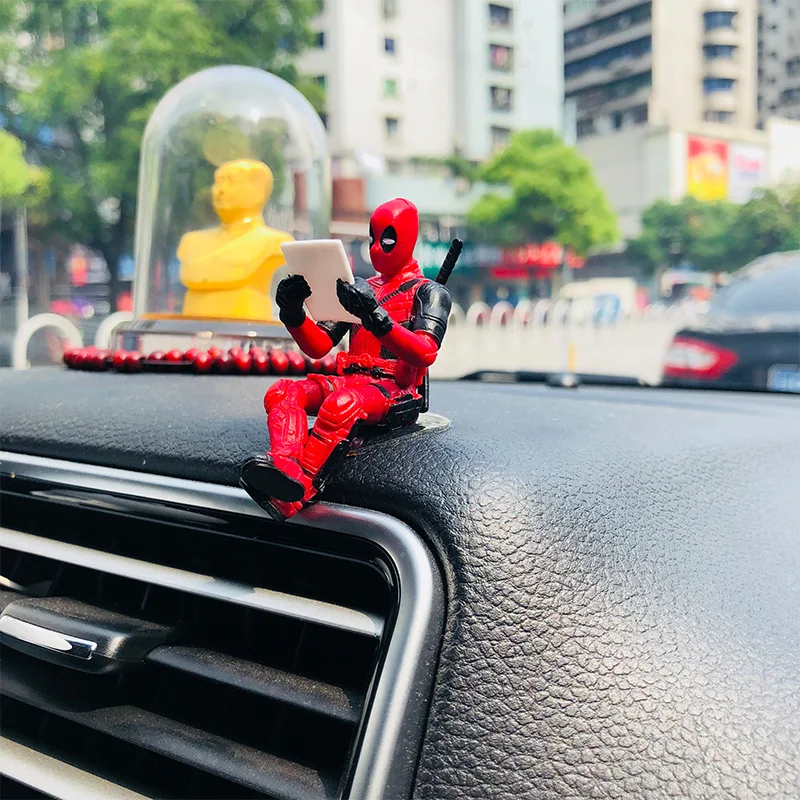 Car Ornaments Deadpool Personality Car Ornament Action Figure Sitting Model Anime Mini Doll Car Decoration Car Accessories Car Ornaments Deadpool Personality Car Ornament Action Figure Sitting Model Anime Mini Doll Car Decoration Car Accessories