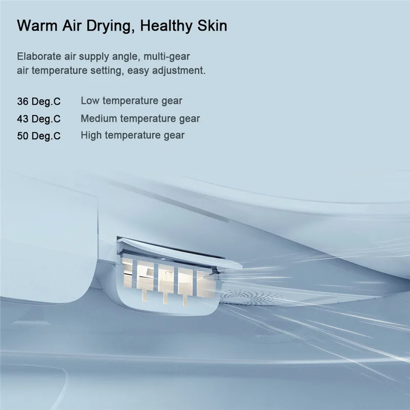  Xiaomi Youpin LY - ST1808 - 008B Smart Drying Comfortable Toilet Lid Smart Mijia APP Remote Control - 32999457548