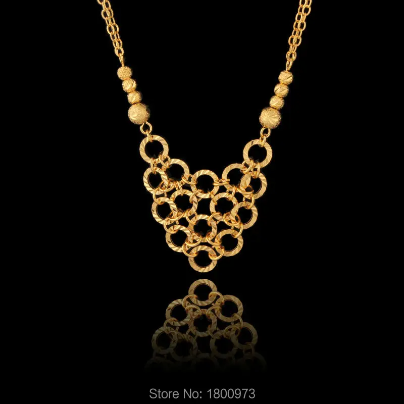 New Arrival Unique Gold Necklaces Jewelry Girls Women Gifts18K Gold Color Chokers Necklaces