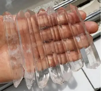 

ZSR914 ++++ 7pcs CHANNELER CRYSTAL QUARTZ LEMURIAN POINT BRAZIL