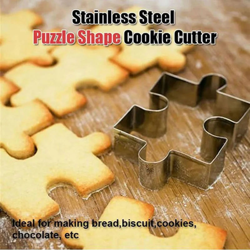 

1PCS Stainless DIY Cookies Biscuit Cake Mold Bakeware Pastry Confectionery Mold Cake Decorating Tools For Baking Accessories