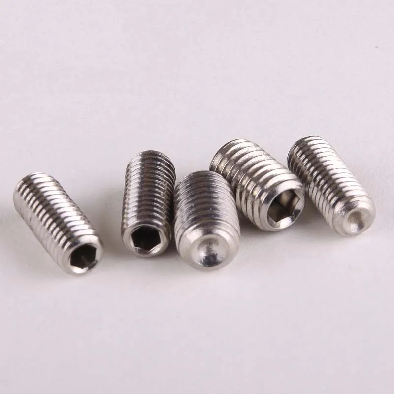 30PCS 0534 304 Stainless Steel Socket Set Screws/Screws/Kimi M6x6 SCRW-141217