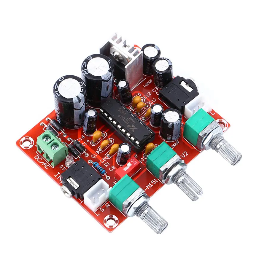 

New Arrival AC/DC 12V R1075 Tone Board BBE Digital Audio Processor Actuator Pre Amplifier High Quality
