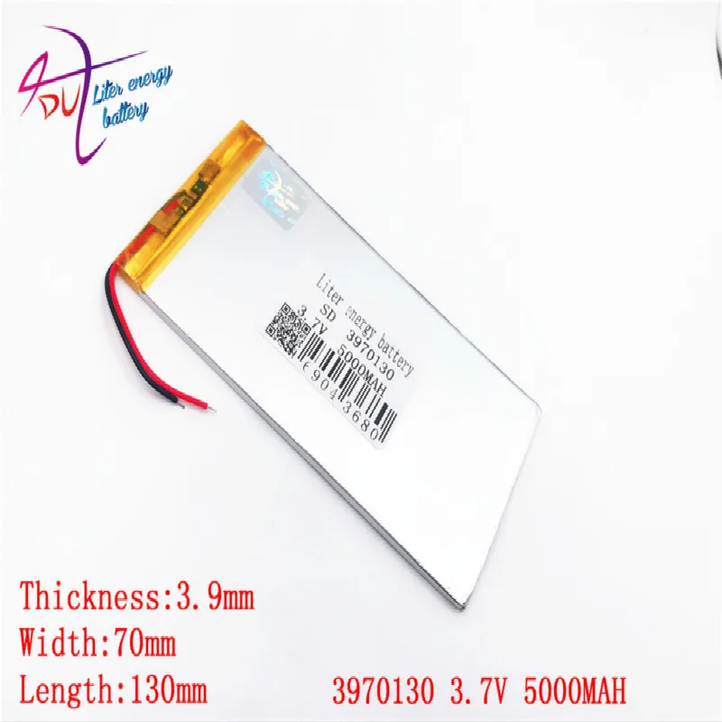 3.7V 3970130 4070130 5000mah Polymer lithiumion Battery With High Quality Li-ion Tablet pc battery For 7 8 9 inch tablet PC | Электроника