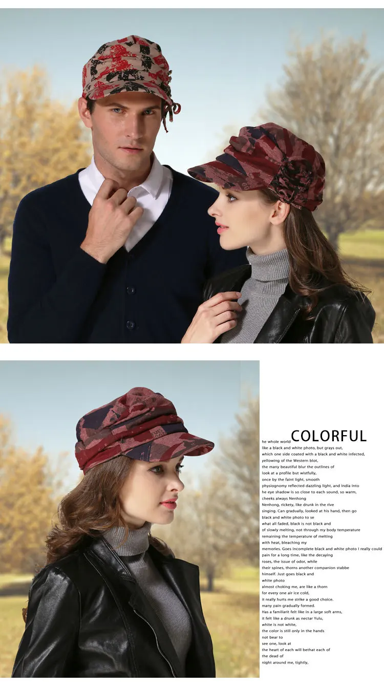 Модная хлопковая шапка, женская вязаная шапка, зимняя новинка, теплая Пара, с рисунком, Модная вязаная шапка