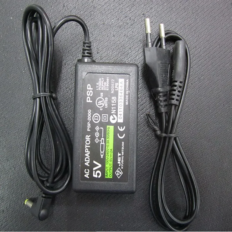 ЕС/США штекер 5 в домашнее настенное зарядное устройство Блок питания адаптер переменного тока для Sony PlayStation Портативный PSP 1000 2000 3000 зарядный кабель шнур