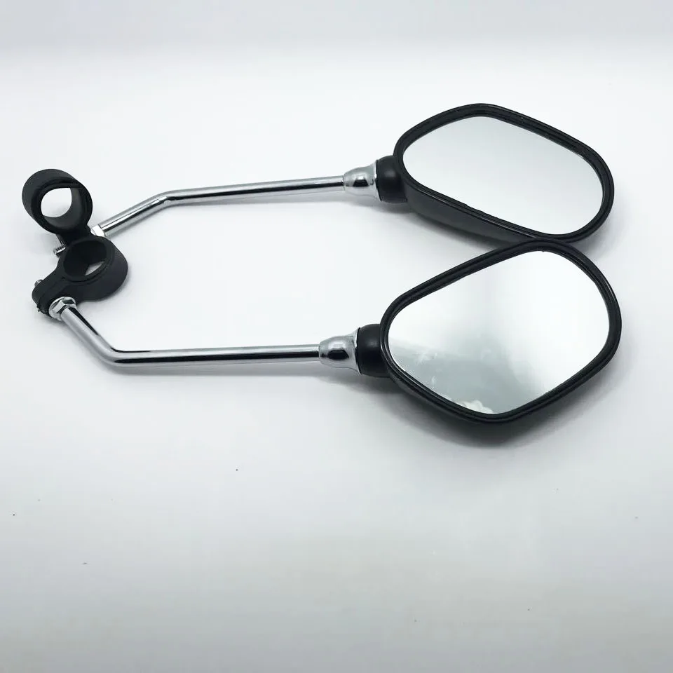 

1 Pair Bike Rearview Mirror Safety Bicycle Rear View Glass Mirrors Adjustable Cycling Rearview Left Right Mirror