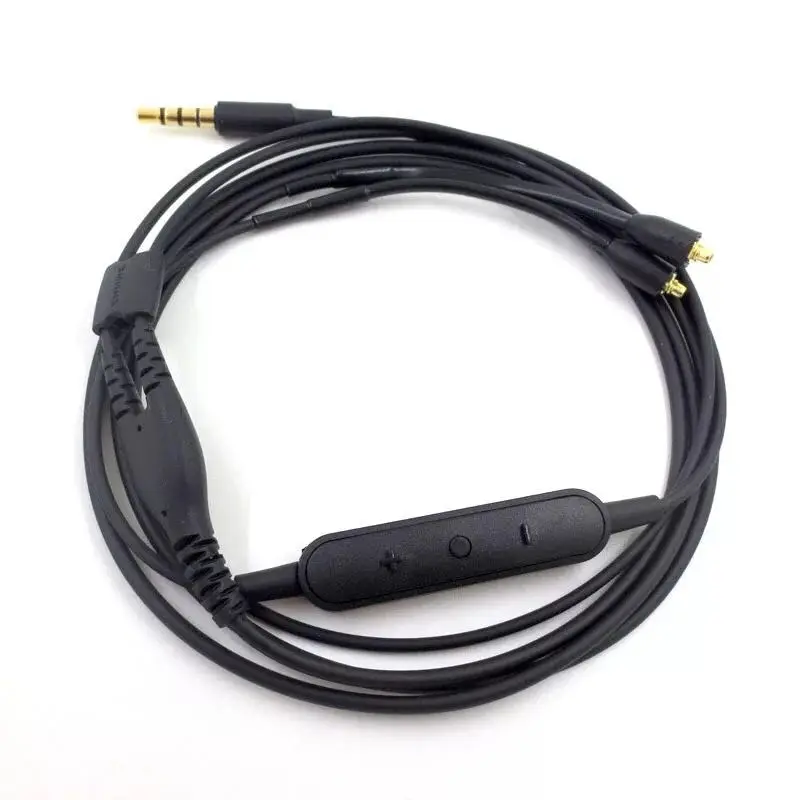 Оригинальный кабель для Shure SE215 535 846 позолоченный провод/кабель наушников