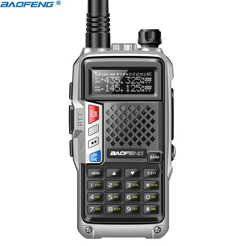 BaoFeng BF UVB3 Plus портативная рация мощное радио CB приемопередатчик 8 Вт 10 км