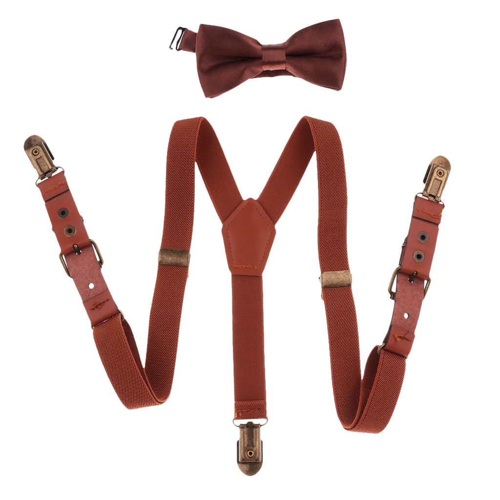 1Pc Polyester Baby Kids Children Boys Adjustable Elastic Suspenders for Weddings Costumes Special Events Fashion Acc
