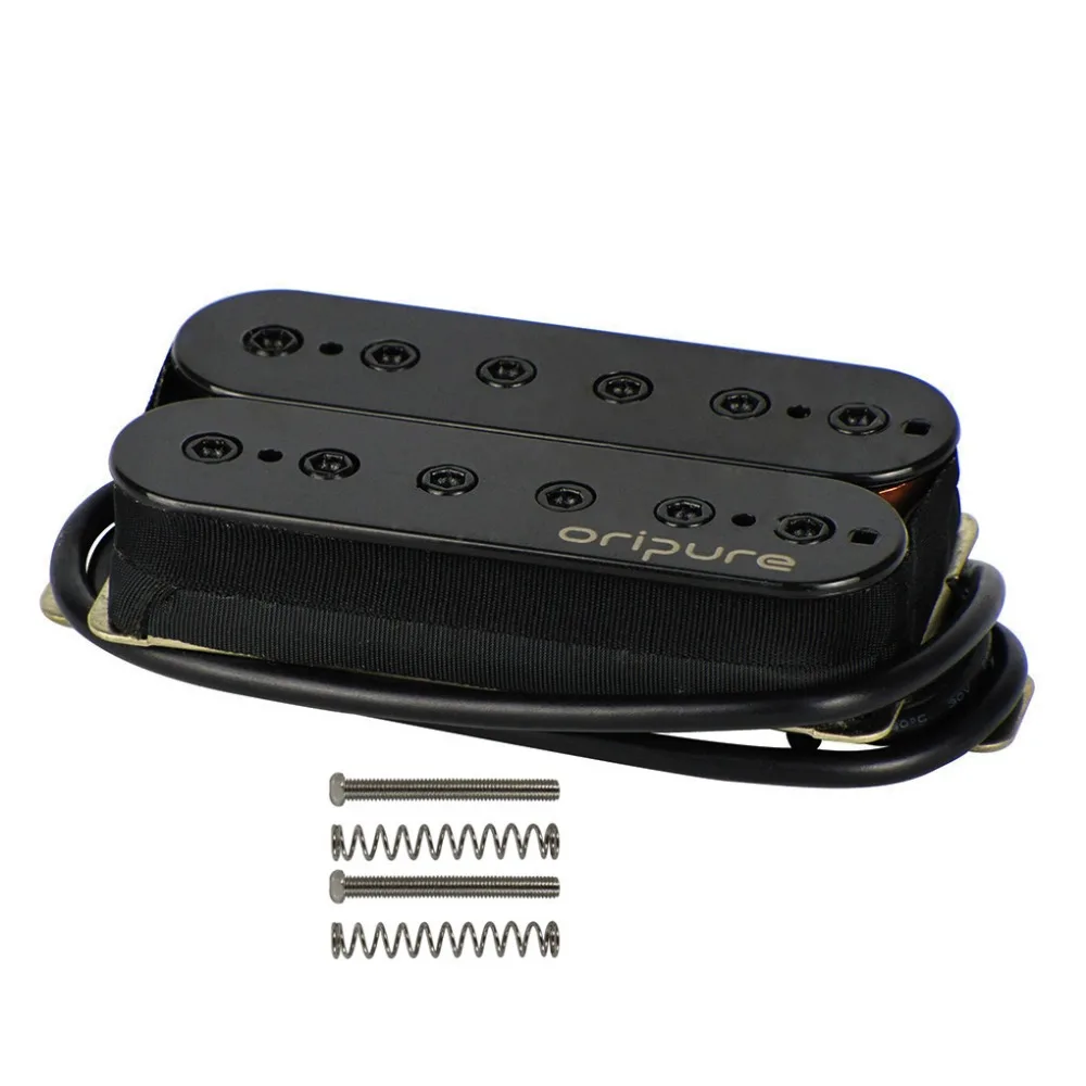 OriPure Винтаж Alnico 5 хамбакер Пикап шеи электрогитара пикап черный аксессуары для гитары запчасти, Чистый теплый звук