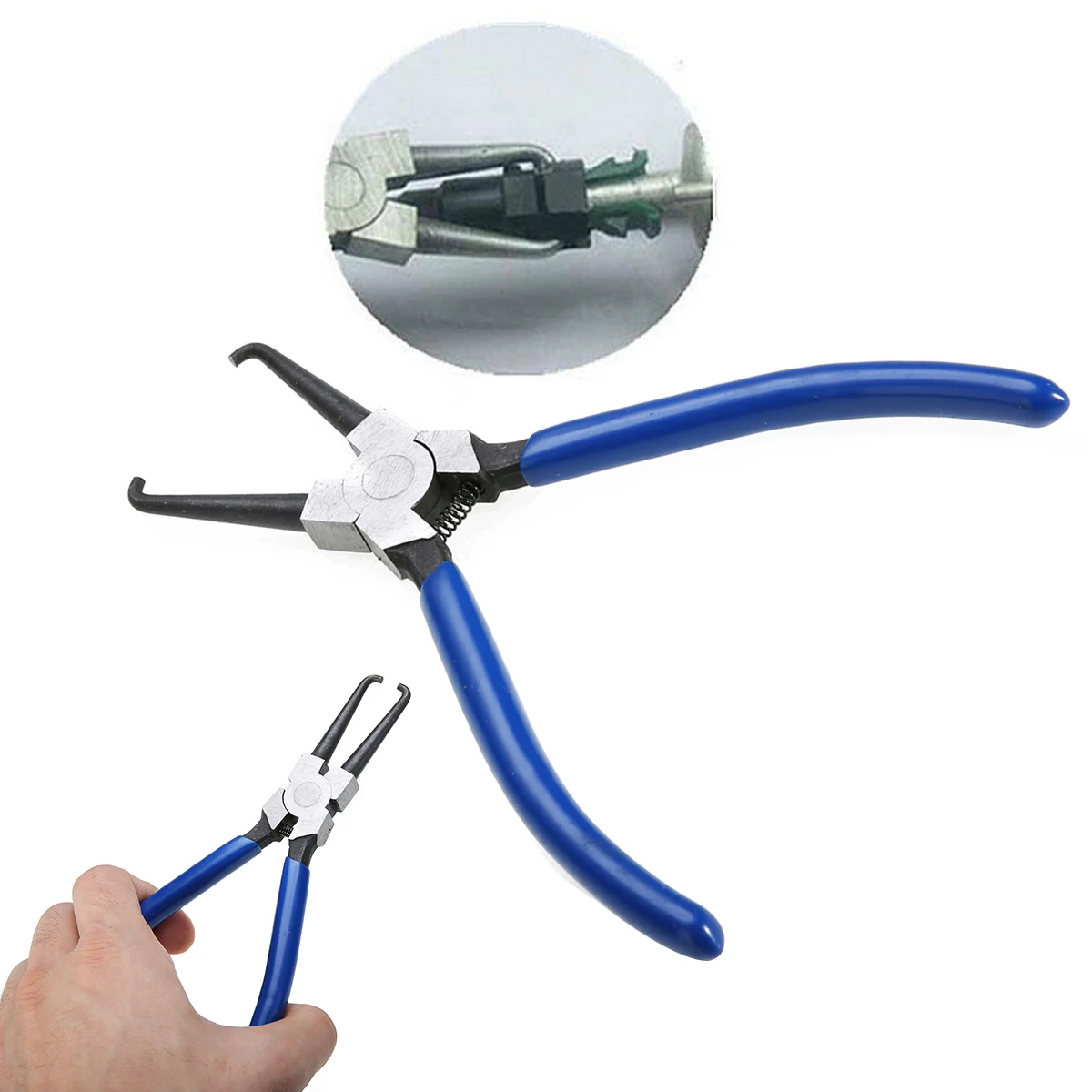 1pc Joint Plier Mayitr Fuel Hose Pipe Filters Buckle Removal Pliers Caliper 163*104.5mm For Car Auto Vehicle