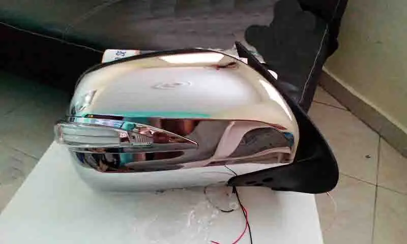 Электрическое боковое зеркало заднего вида со светодиодный подсветкой для Toyota hiace