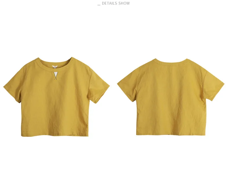 LZJN Women Tops Blouses 2019 Summer O Neck Short Sleeve Cotton Linen Shirt Casual Loose Work Blouse Retro Party Top Blusas  (18)