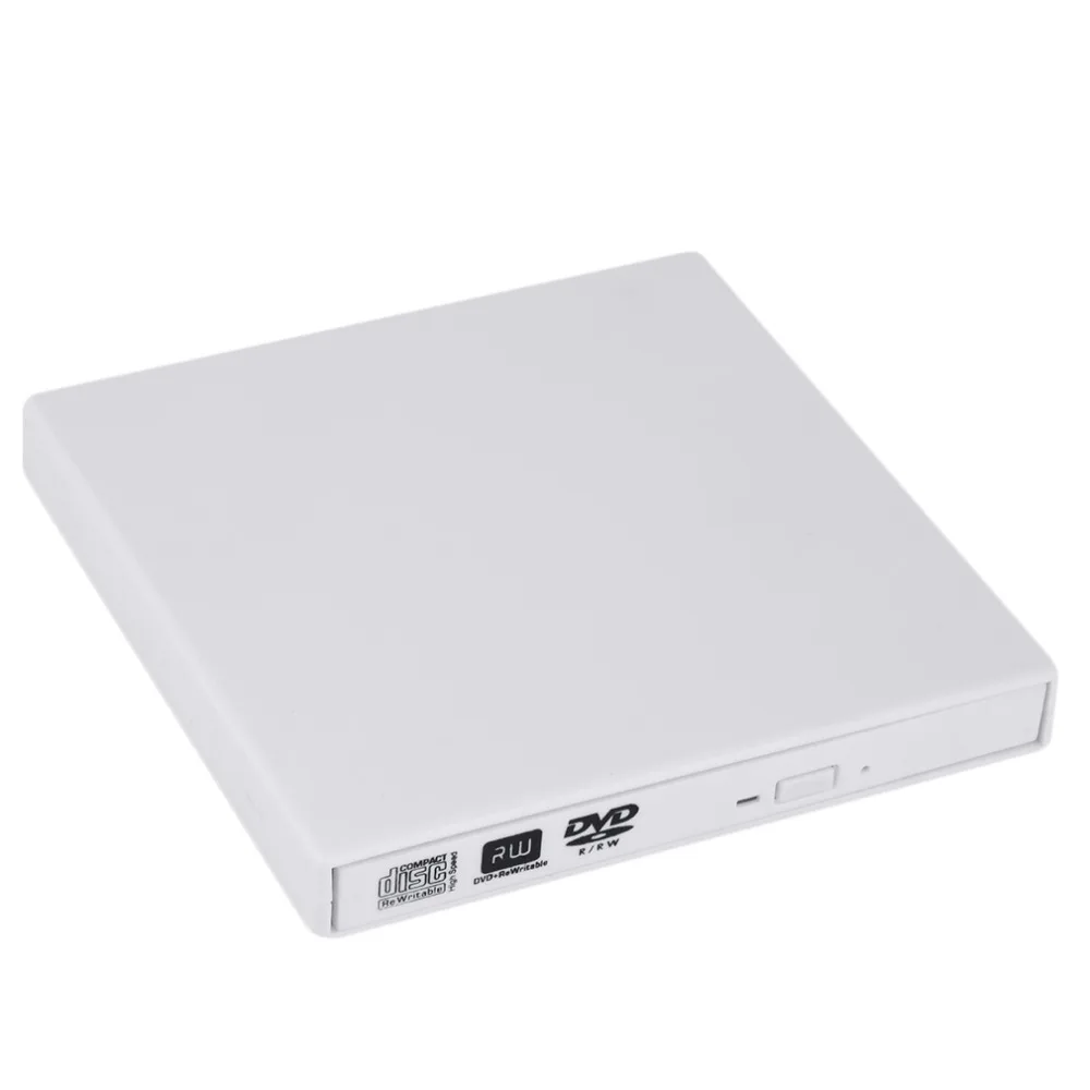 Новейший супер тонкий USB 2,0 внешний CD+-RW DVD+-RW DVD-RAM Пишущий привод для ноутбука