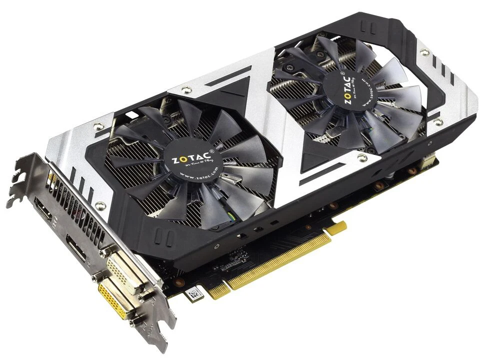 Оригинальная видеокарта ZOTAC GeForce GTX 960 2GD5 Thunderbolt HA для NVIDIA GTX900 GTX960 4G видеокарты 7010
