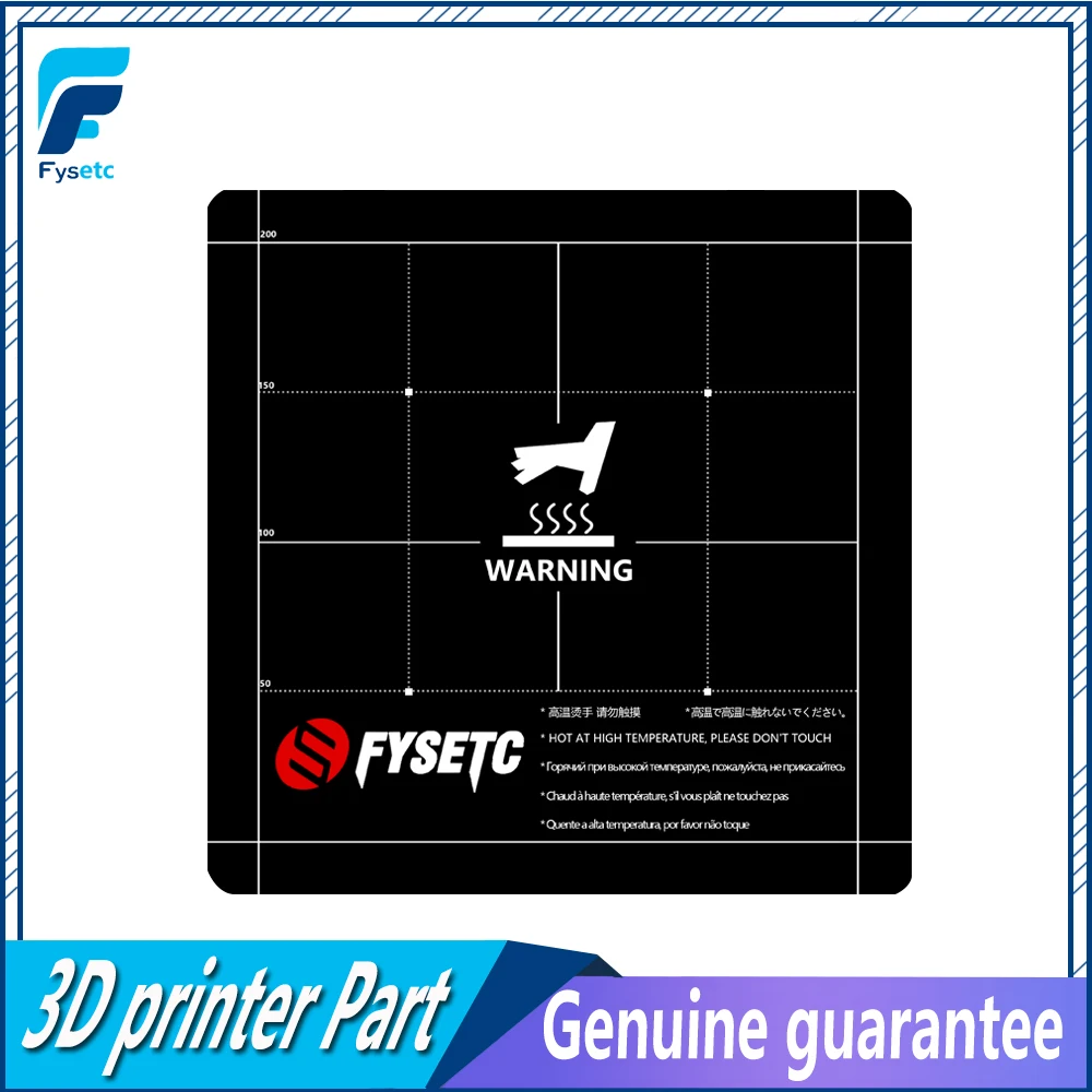 3D طابعة أجزاء الحرارة الساخن سرير ملصق 235x235 ملليمتر تنسيق السطح المطبوع بناء ورقة ل Creality ENDER-3/ 3 ثانية Tevo فلاش