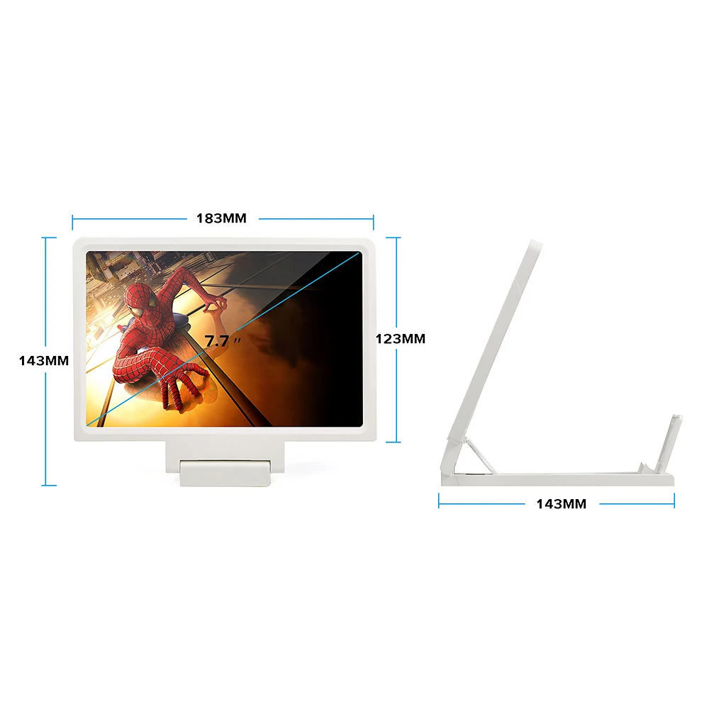 Экран magnif 3D усилитель фильма 3X зум Увеличенный экран телефона 3D видео усилитель излучения глаз сокровище для телефона держатель