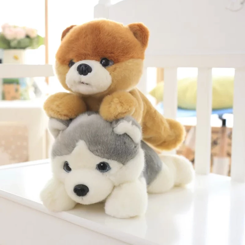 

1pcs 35cm dog doll, adorable Shiba Inu pet plush toy doll simulation pug puppy toy dolls, kids toy children's birthday gift