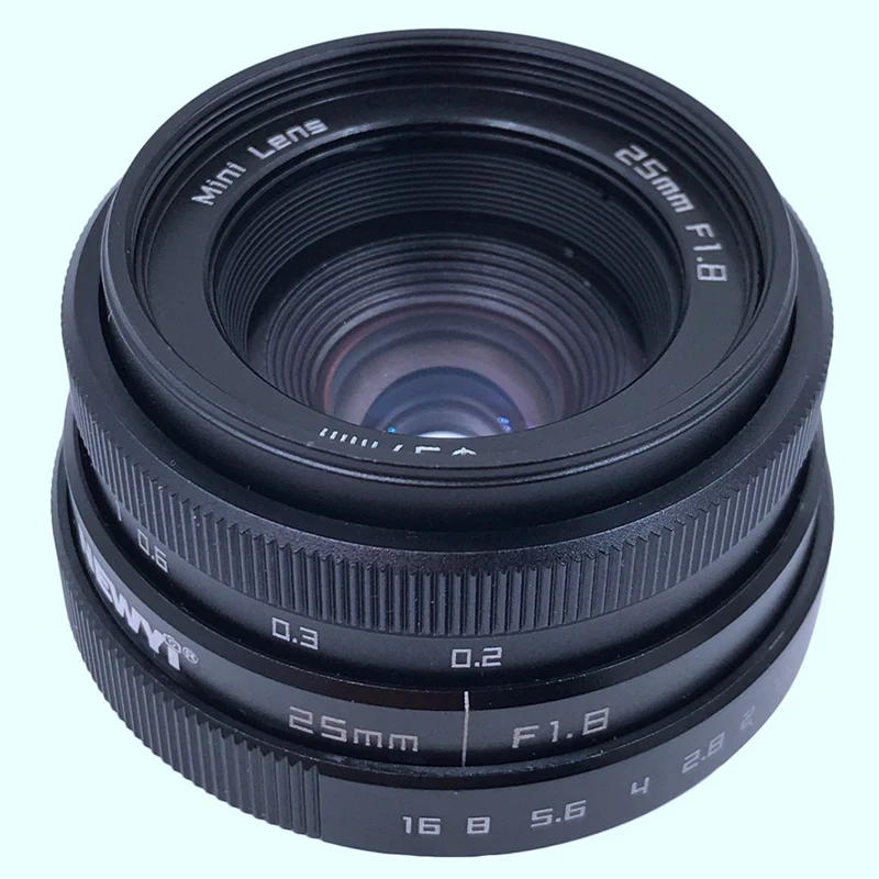 Newyi Mini 25 мм F1.8 Aps-C телеобъектив/Cctv объектив для 16 C Mount камеры | Электроника