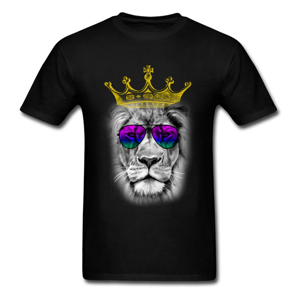 

Lasting Charm King Hipster Lion Sports T Shirt Men Hip Hop Graphic Sports T-shirt Animal Trendy School