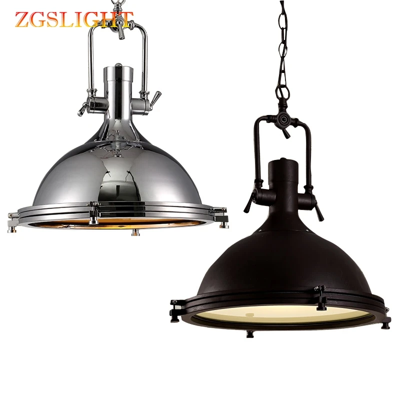 Vintage loft American chain pendant light country restaurant heavy metals industry lamp the wind restoring ancient ways