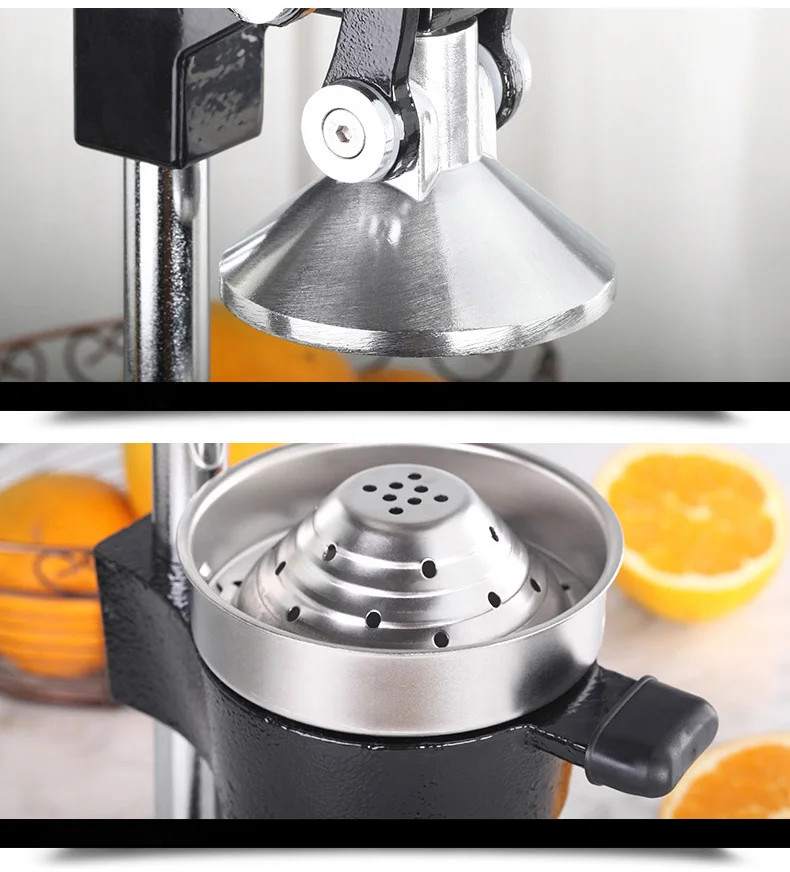 JIQI соковыжималка из нержавеющей стали для цитрусовых, фруктов, апельсинов, лимона, ручная соковыжималка, лимон, фрукты, пресс, машина, Ручной пресс для дома