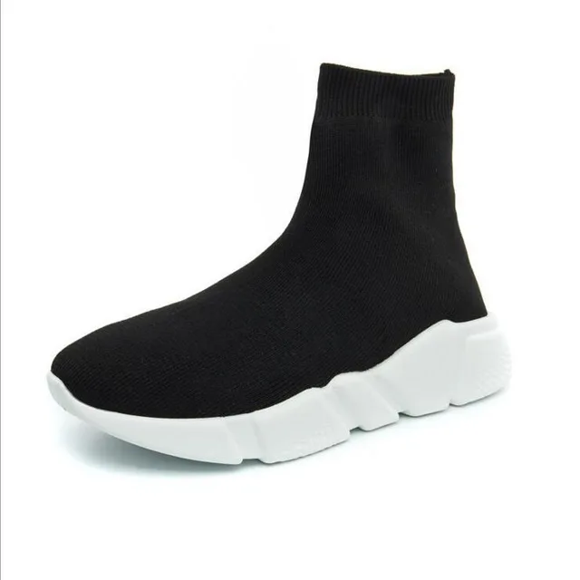 

Elastic Socks Shoes Women Sneakers Korean Version Of The Thick Sneakers Shoes Spring 2018 New Black Wild Shoes Tide Summer P18