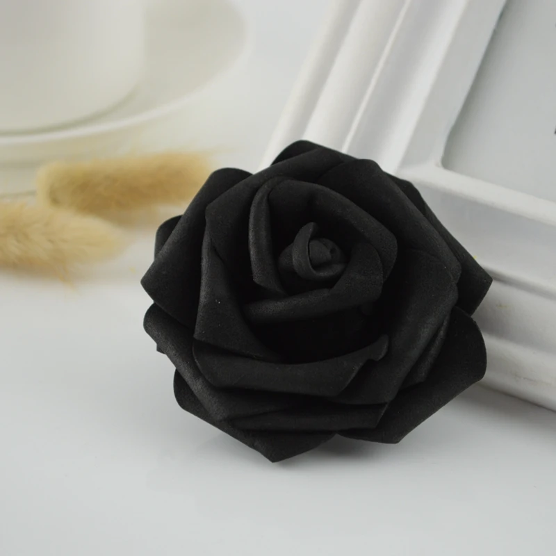 10 шт. искусственные розы из пенополиэтилена 7 см|wedding car decoration|rose artificialartificial flowers