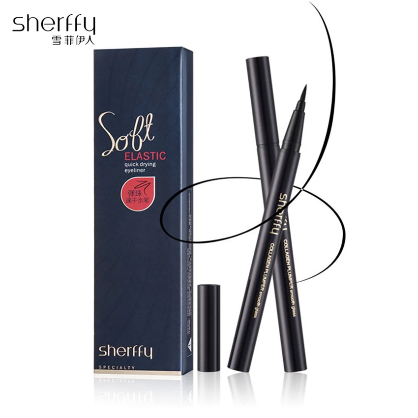 อายไลเนอร์กันน้ำดินสอเขียนขอบตาแต่งหน้าEylinerที่ดีที่สุดLiquid Eye Lineหนาเขียนขอบตาเครื่องสำอางดิน...