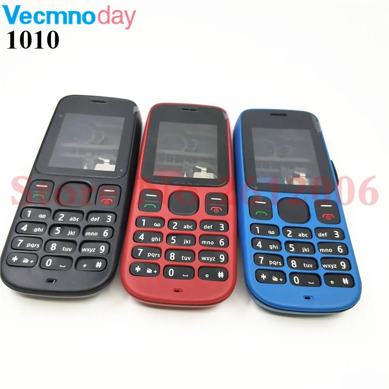 

For Nokia 101 1000 101 1010 New Full Complete Phone Housing Cover Case + English Keypad