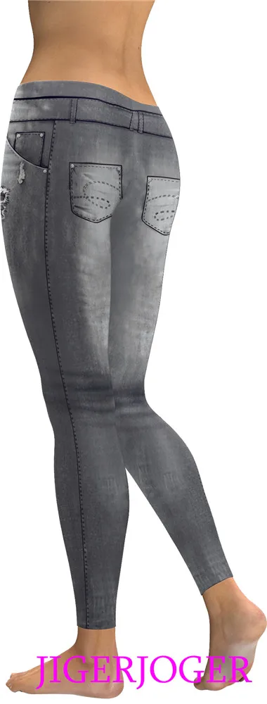 Faux denim legging (2)
