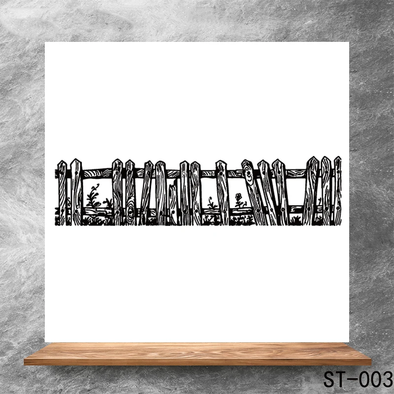 

wood fence Transparent Clear Stamps DIY Scrapbooking Album Card Making DIY Decoration Making Embossing Stencil