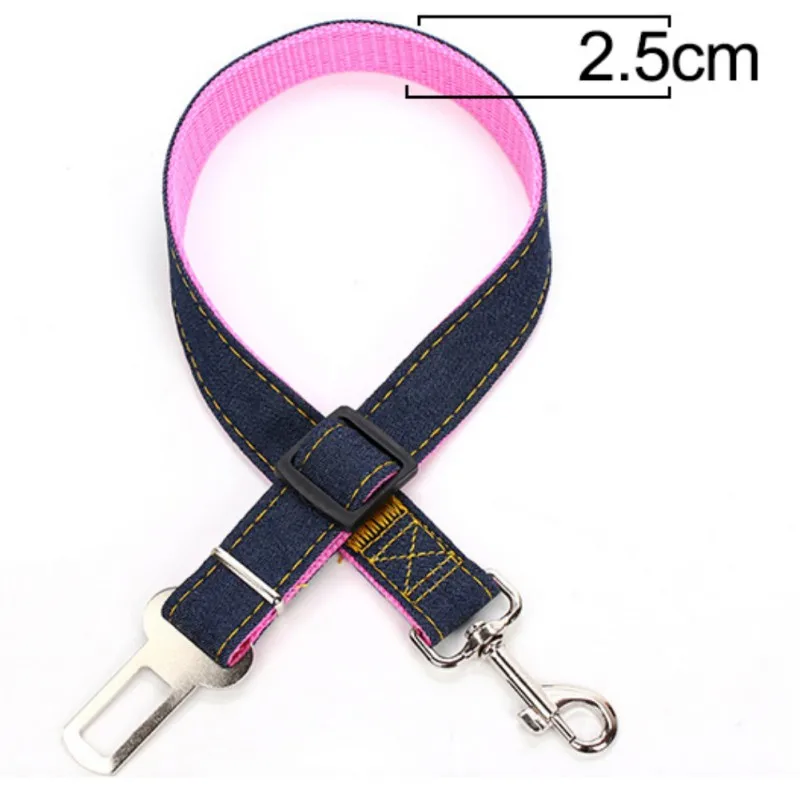 

Dog Collars Car Seat Belt Dog Harness Head Lock Leashes Restraint Clip Adjustable Travel Pets Safety Leashes