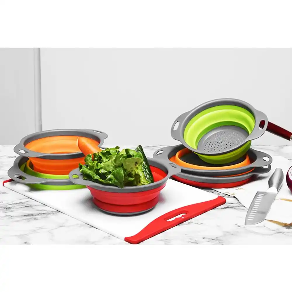 Kitchen Gadgets Sink Colander Collapsible Colander Kitchen