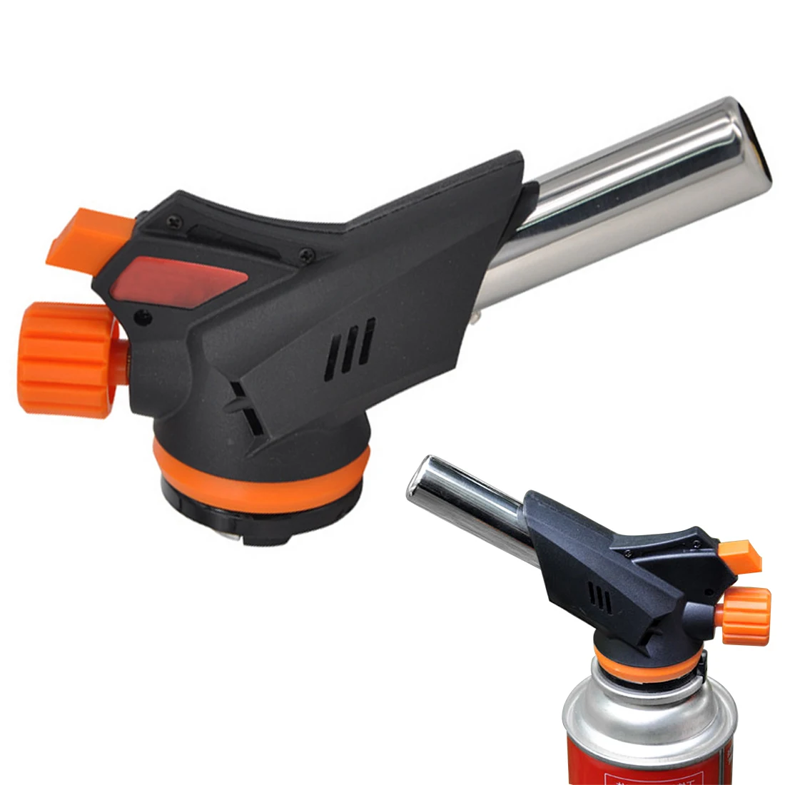 Gas Torch Flamethrower Butane Burner Automatic Ignition Baking Welding