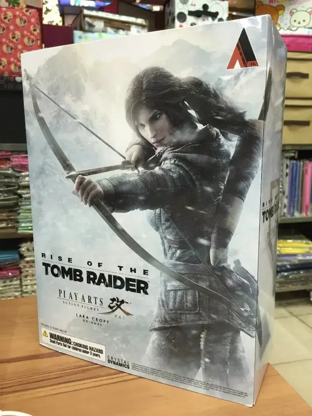 Play Arts Kai PA Tomb Raider Lara Croft фигура игра искусство 25 см ПВХ фигурка кукла игрушки дети