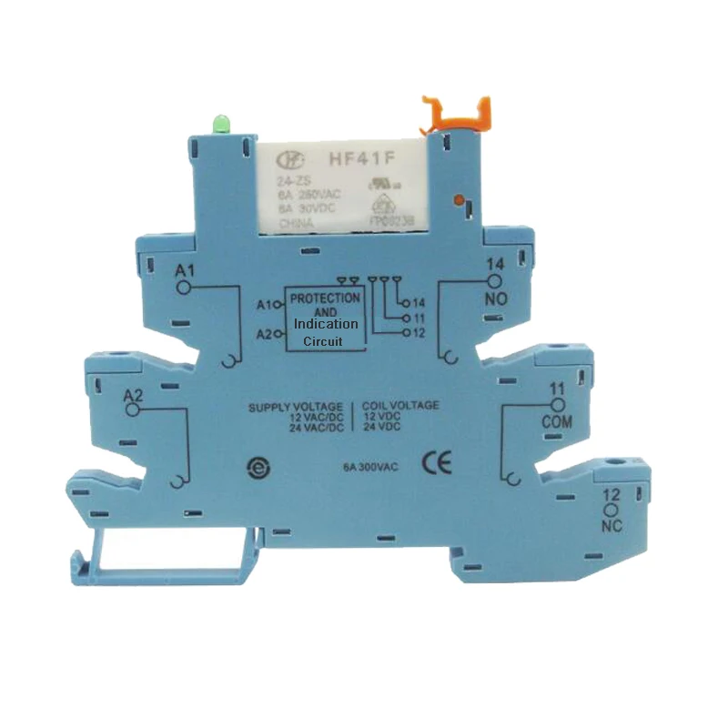 

Slim Relay Mount On Screw Socket with LED and Protection Circuit 12VDC/AC