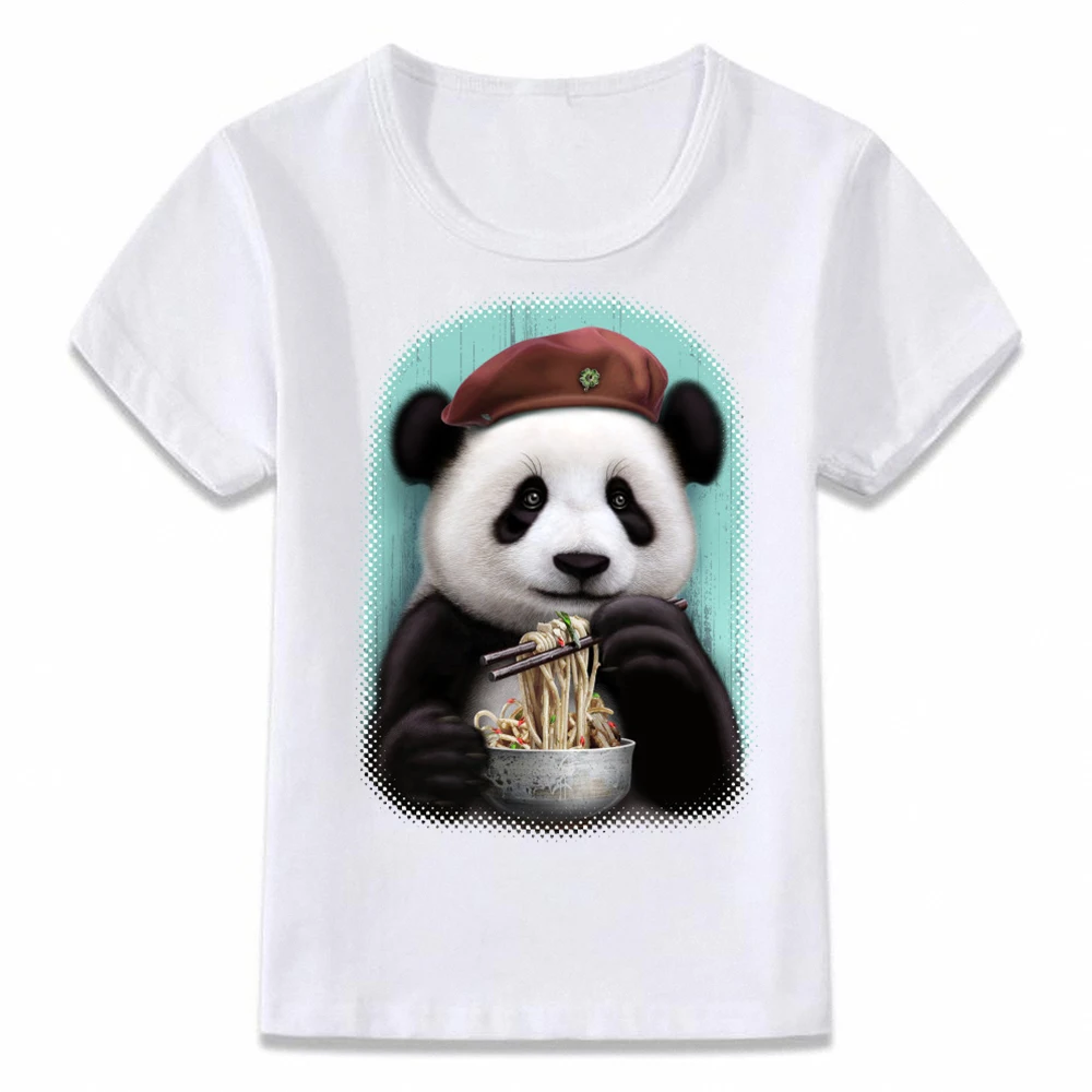 

Kids Clothes T Shirt Cute Panda Pocket Pug Piglet Tiger T-shirt Boys and Girls Toddler Tee oal038