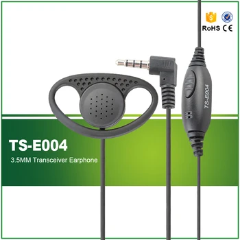 

D-shape Two Way Radio Headset Walkie Talkie Professional Earphone PTT Mic Universal 3.5mm for Radio