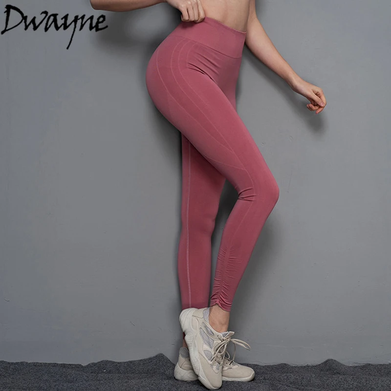 

Women Yoga Pants High Waist Seamless Ladies Sports Leggings For Women's Workout Slim Gym Fitness Push Up Running Tights Leggings