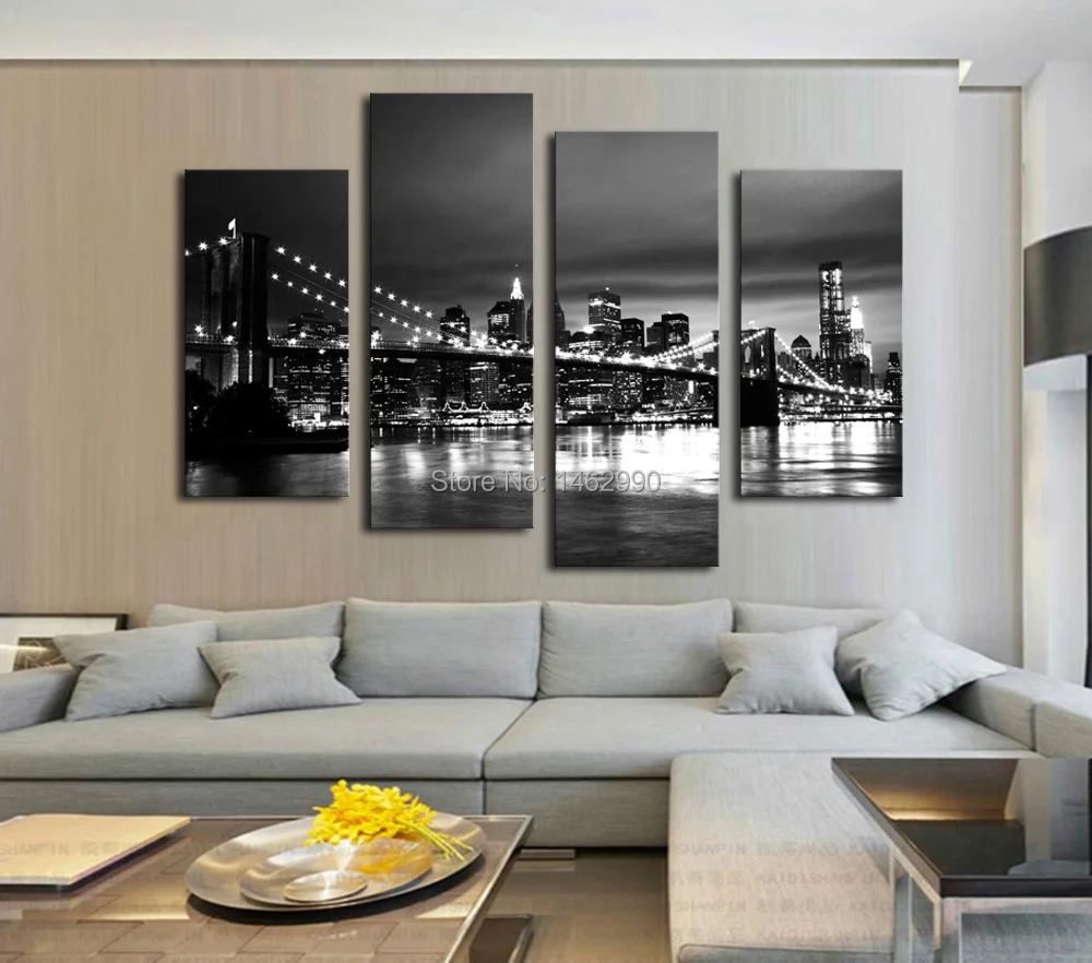 Not Framed  Canvas Print canvas painting New York Brooklyn 
