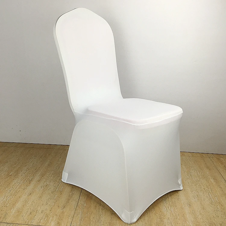 100Pcs Free shipping White Colour spandex chair covers for ...