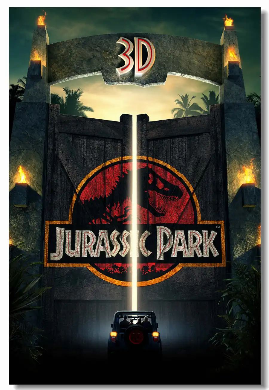 Custom Canvas Wall Mural Jurassic World Fallen Kingdom Poster