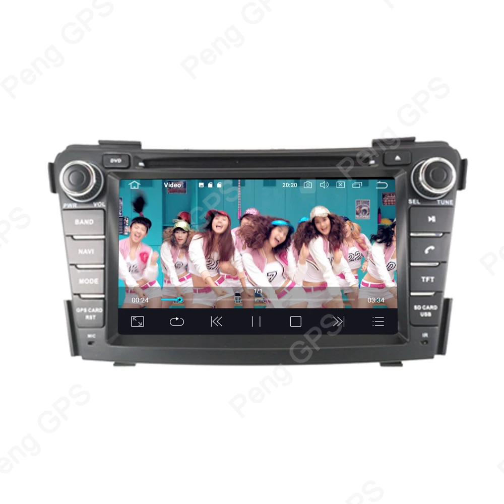 Top Octa Core 2 Din Stereo Android 9.0 Car Radio for HYUNDAI I40 2011 2012 2013 2014 2015 2016 GPS Navigation CD DVD Player Headunit 5