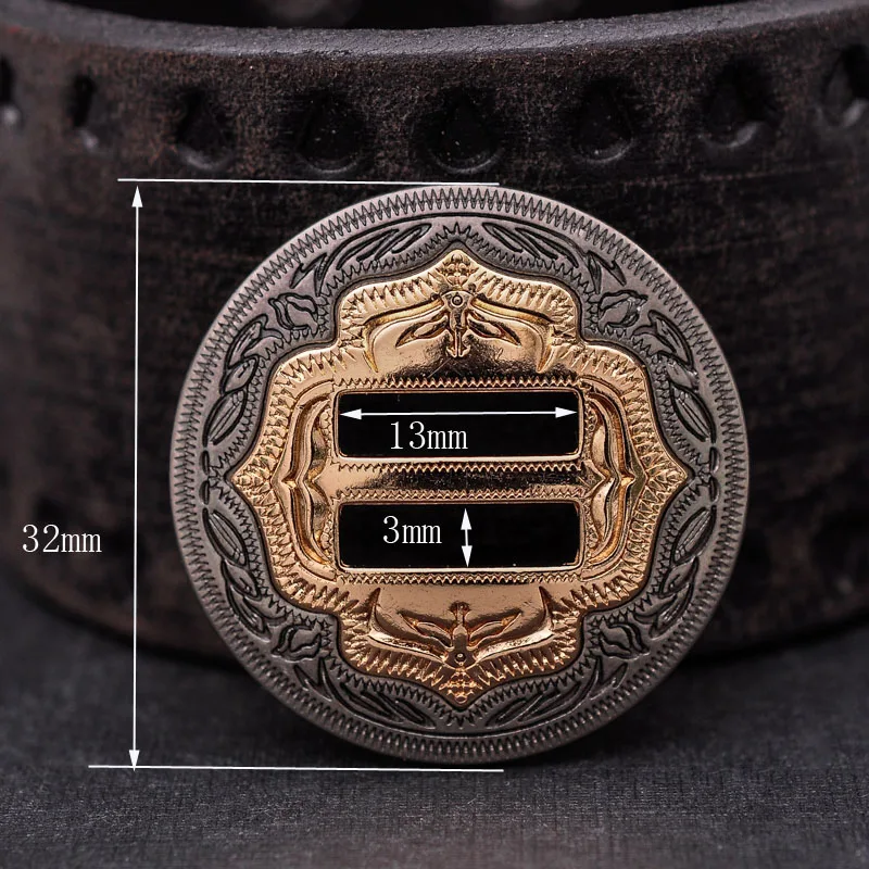 5X 1" Bling Sliver Western Cowboy Saddles Headstall Bridle Leathercraft Conchos 5X 1" Bling Sliver Western Cowboy Saddles Headstall Bridle Leathercraft Conchos