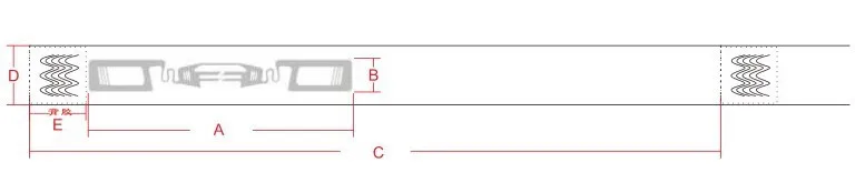 Хороший для продвижения вечерние музыка праздничное событие rfid браслет 200 шт