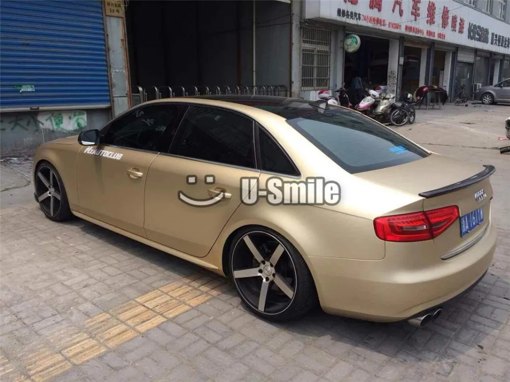 Satin-Chrome-Champange-Gold-Vinyl-Wrap-Sheet (19)