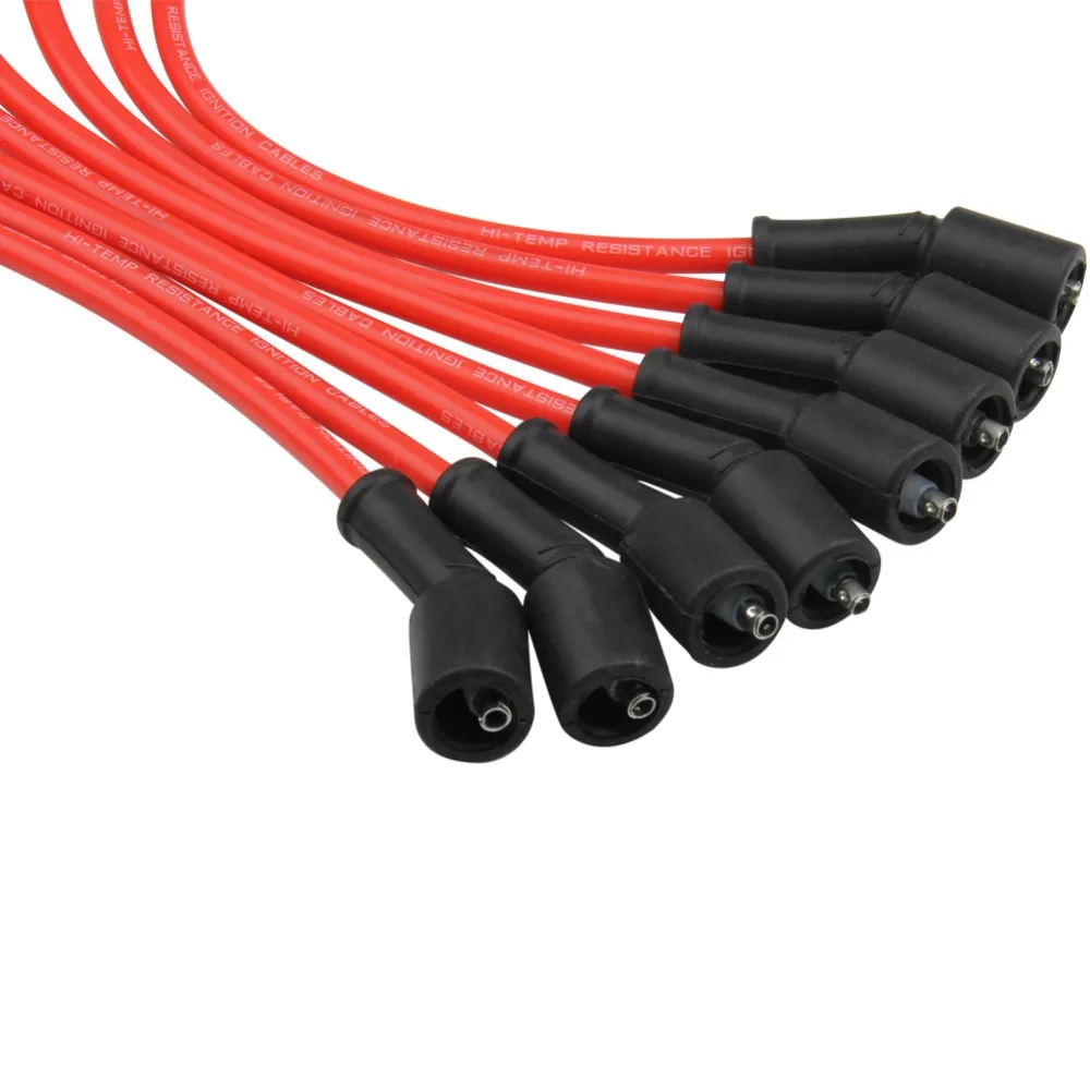 Spark Plug Wires 8pcs 8 mm For Chevy/GMC Ls1 4.8l 5.3l 6.0l 1999-2006 9059 27cm