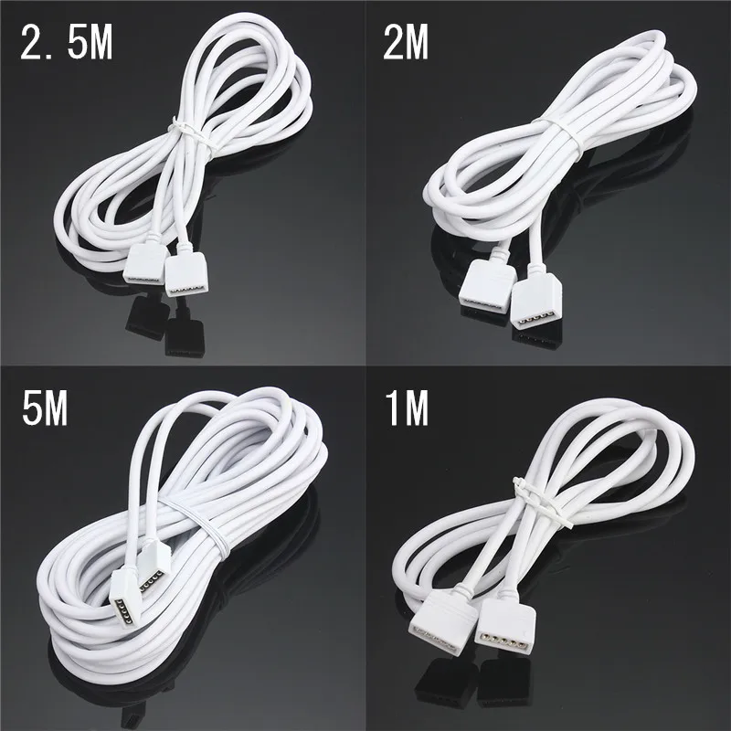 

Best Price 1/2/2.5/5M RGBW 5 Pin Extension Connector Cord Cable LED Strip Male Connector Cable Wire RGBW LED Strip Light